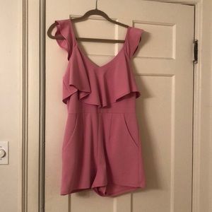 Bubblegum pink medium romper